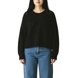 IRO Black Crewneck Knit Sweater